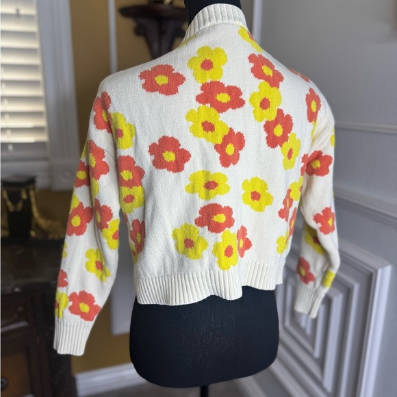Floral Knit Cardigan - Picture 6 of 11